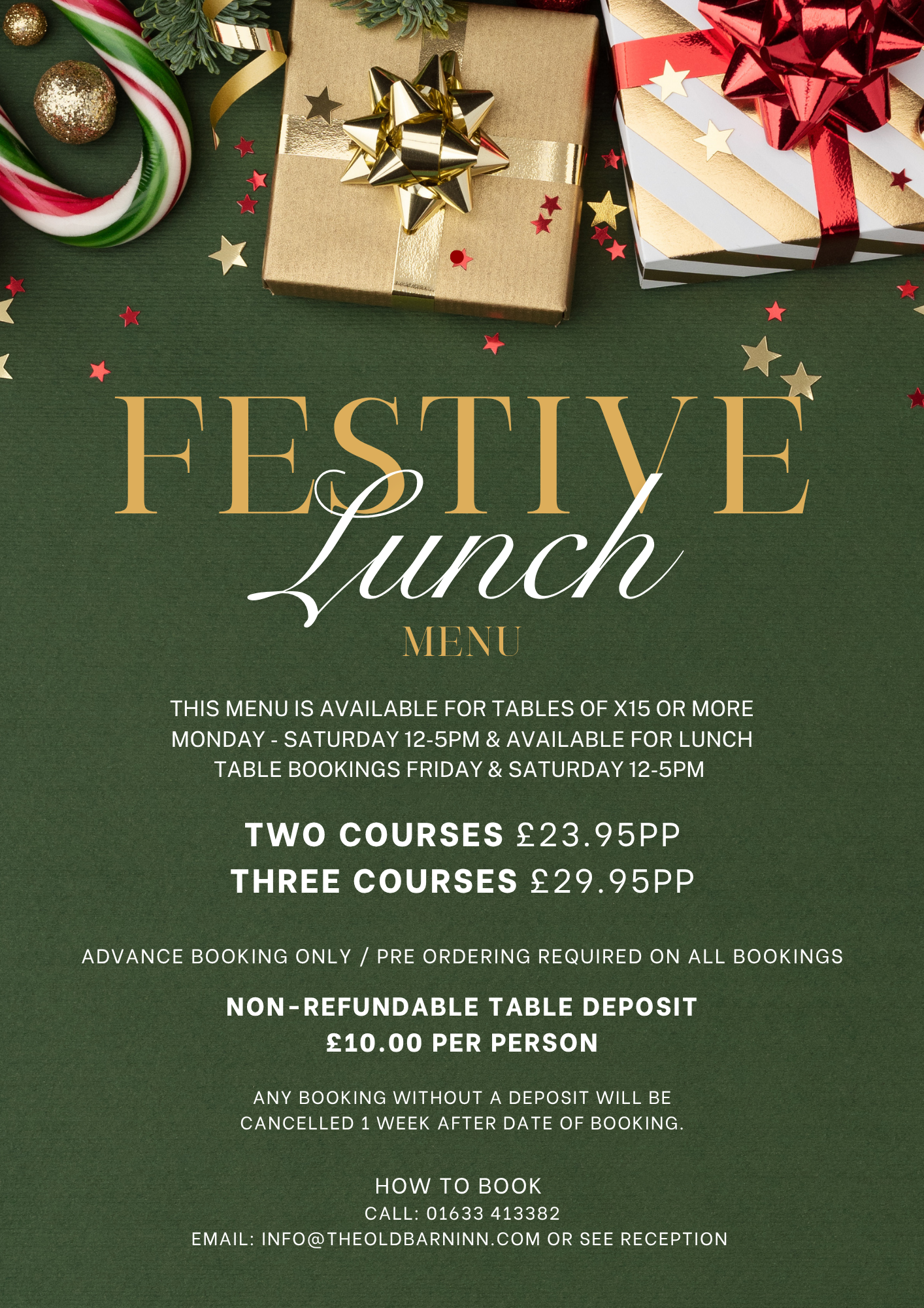 Christmas, Lunch, Festive