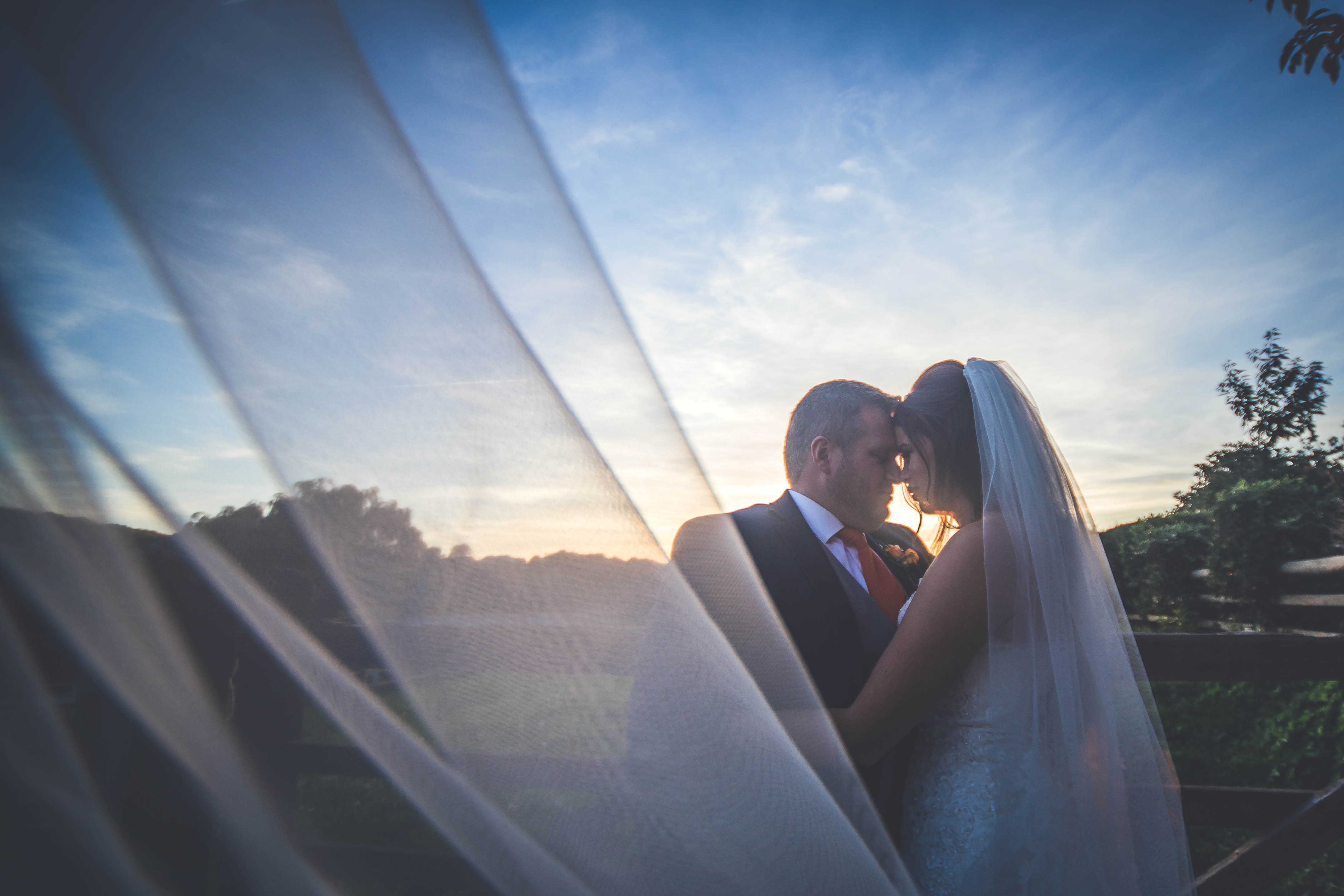 Bride & Groom Sunset 